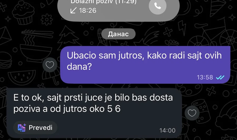 Poruka klijenta, dubinsko pranje tepiha, Beograd